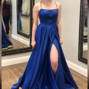 Royal Blue Prom Dress - Size 0